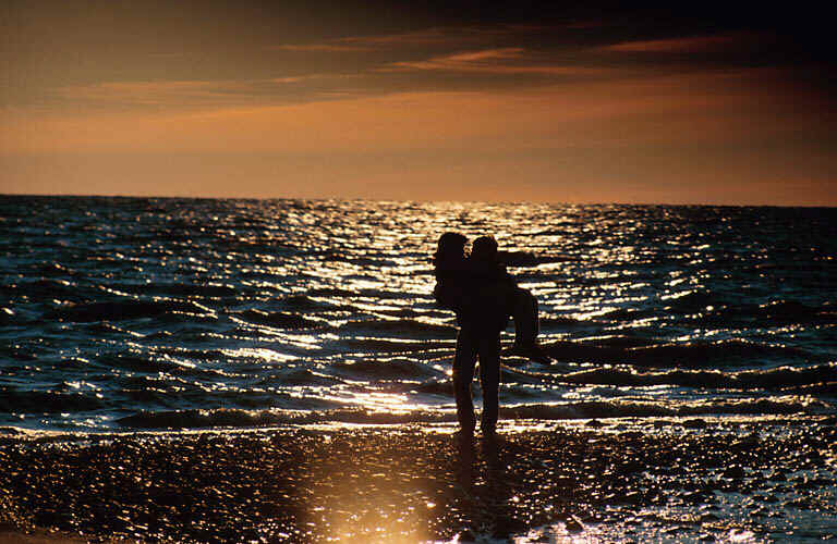 Couple on Beautiful Beach